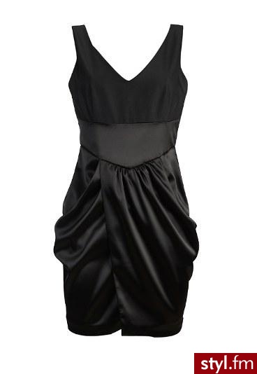 F&F, 103 zł. Satynowa sukienka - bombka - Pozostałe Ciuchy Moda