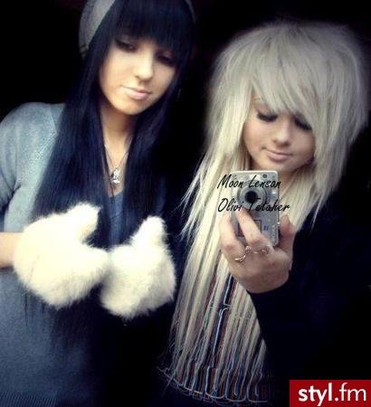 EMO Alternatywne Średnie Fryzury