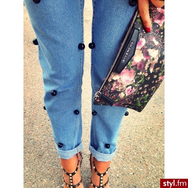 Jeansy Spodnie Moda