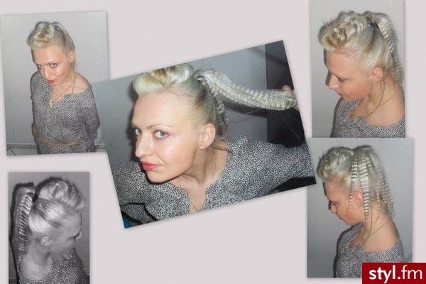 Blond Tribale - wzory na głowie Alternatywne Długie Fryzury