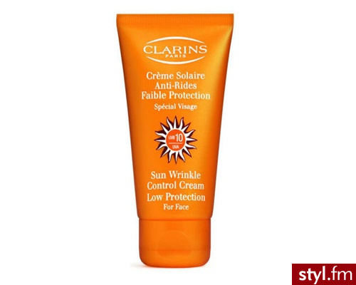 CLARINS Sun Wrinkle Control Cream Przeciwzmarszczkowy krem do opalania twarzy SPF UVA/ UVB 10 75 ml - Emu Buty Moda