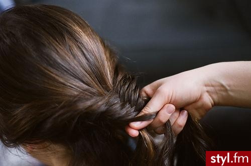 Brązowe Warkocze Proste Na co dzień Długie Fryzury