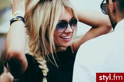 Blond Warkocze Proste Na co dzień Długie Fryzury