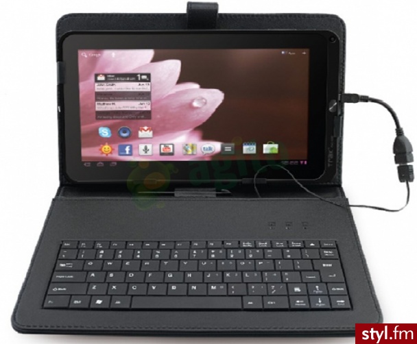 Trak Etui z klawiaturą tCASE-10.1a pro microUSB 10.1" (680918) - Portfele i etui Dodatki Moda