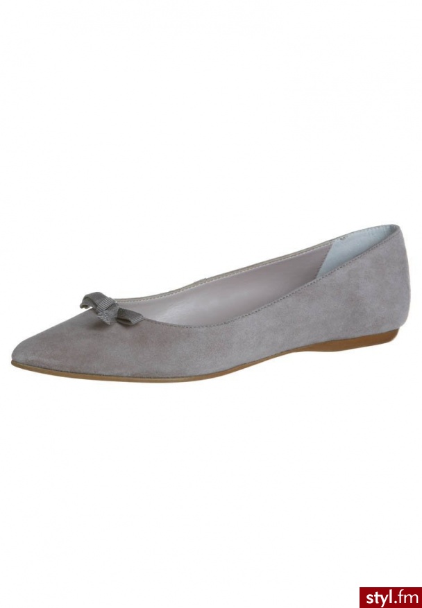 Taupage Baleriny beżowy - Balerinki Buty Moda