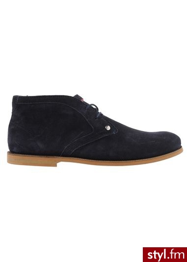 TOMMY HILFIGER Półbuty adam 4b granatowy Czarny Zimowe - Półbuty Buty Moda