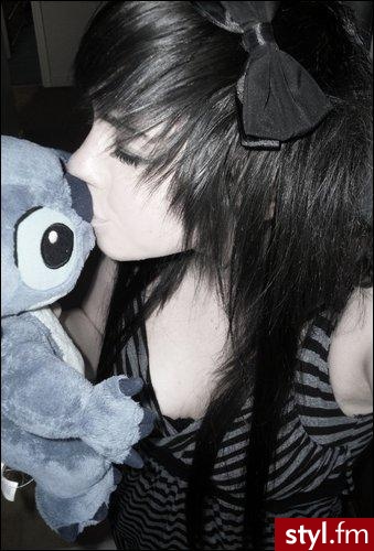 EMO Alternatywne Średnie Fryzury