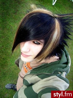 EMO Alternatywne Średnie Fryzury