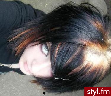 EMO Alternatywne Średnie Fryzury
