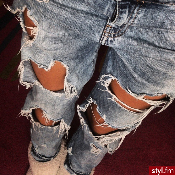 Jeansy Spodnie Moda