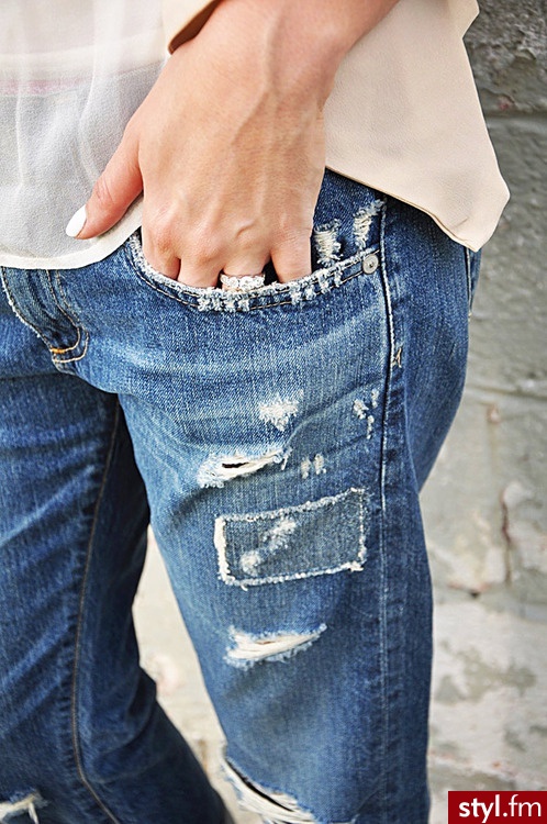 Jeansy Spodnie Moda