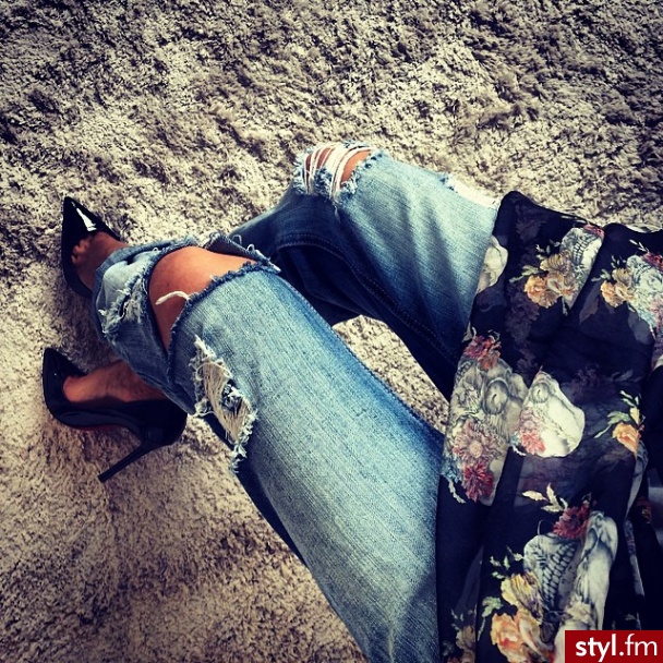 Jeansy Spodnie Moda