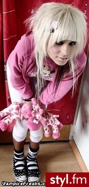 EMO Alternatywne Średnie Fryzury