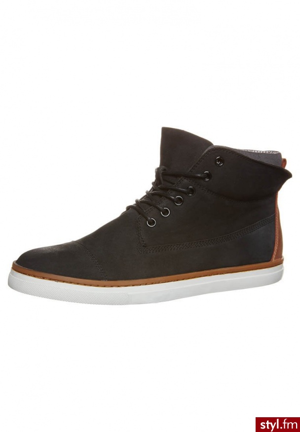 zign Botki sznurowane czarny (412AM3080) - Botki Buty Moda