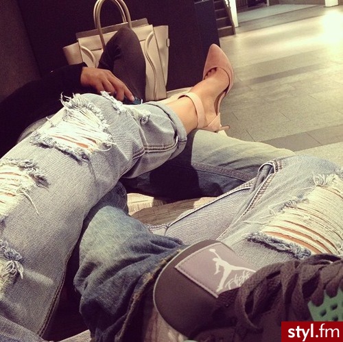 Jeansy Spodnie Moda