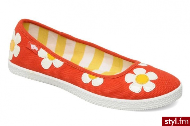 Rocket Dog Balerinki Pierre by (Czerwony) - Balerinki Buty Moda