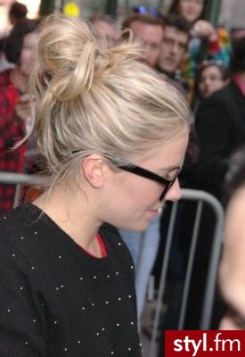 Blond Kok Proste Na co dzień Średnie Fryzury