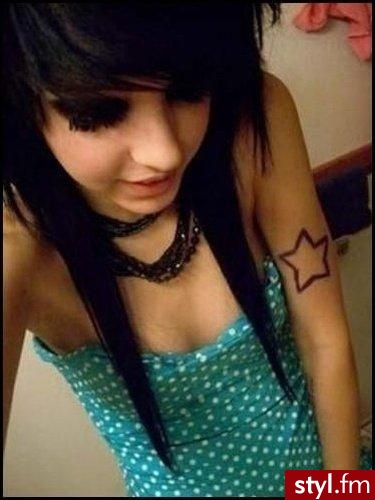 EMO Alternatywne Średnie Fryzury