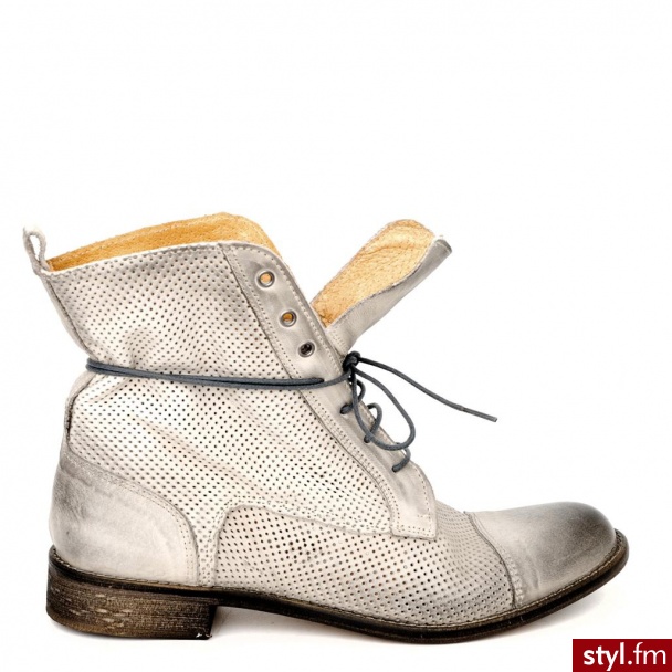 Venezia BOTKI SZNUROWANE 506FOR V VISC - Botki Buty Moda