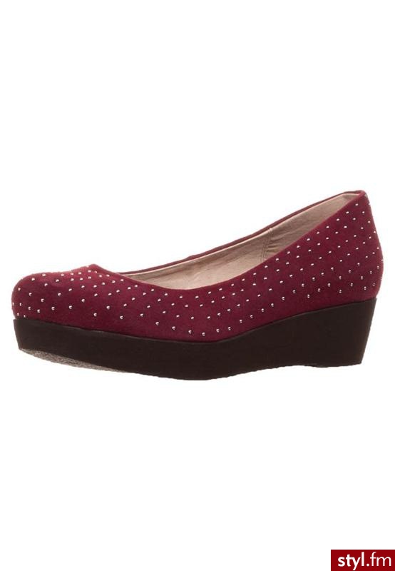 Zign Baleriny czerwony - Balerinki Buty Moda