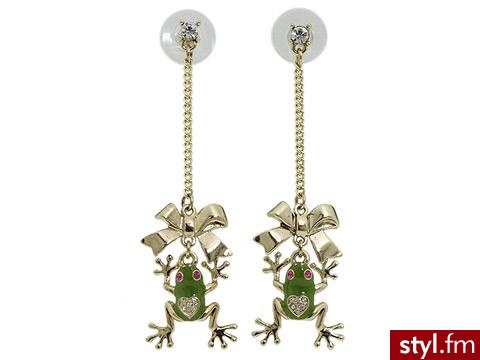 wiszące żabki - Betsey Johnson 41$ - Pozostałe Dodatki Moda