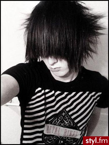 EMO Alternatywne Średnie Fryzury