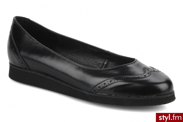 Eden BALERINKI JOANNA BY EDEN (Czarny) - Balerinki Buty Moda