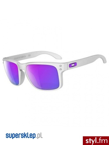 Oakley OKULARY HOLBROOK (MATTE WHITE/VIOLET IRIDIUM) Holbrook - Okulary Dodatki Moda
