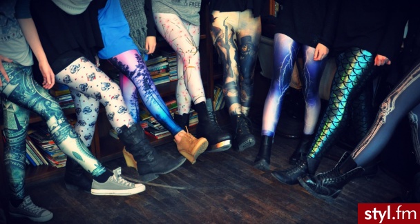 Leginsy Spodnie Moda