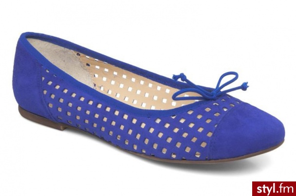 Valensi BALERINKI VEJO BY VALENSI (Niebieski) - Balerinki Buty Moda