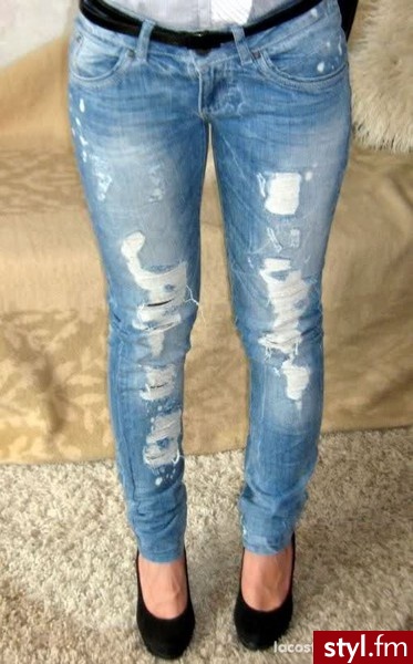 Jeansy Spodnie Moda