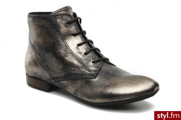Khrio PÓŁBUTY I BOTKI VENTURA BY KHRIO (złoty) - Botki Buty Moda