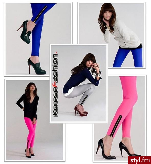 Legginsy z zamkiem. 39,99 - Pozostałe Ciuchy Moda