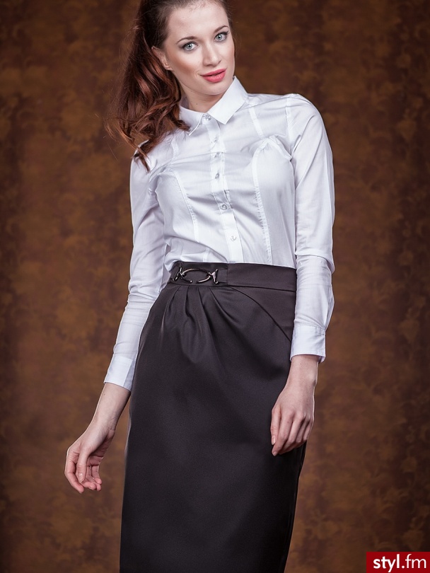 Ryłko Fashion spódnica Awira 03-029-0001 Czarny Spódnice eleganckie - Pozostałe Spódnice Moda