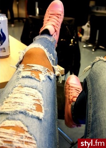 Jeansy Spodnie Moda