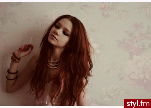 Długie - Rude Rozpuszczone Kręcone z grzywką Na co dzień Długie Fryzury