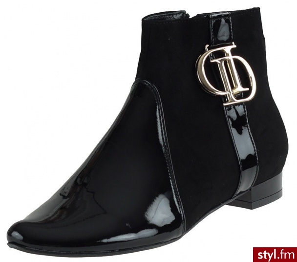 LenArt Botki 282 Czarne - Botki Buty Moda