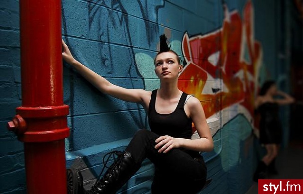 Punk Rock Alternatywne Średnie Fryzury
