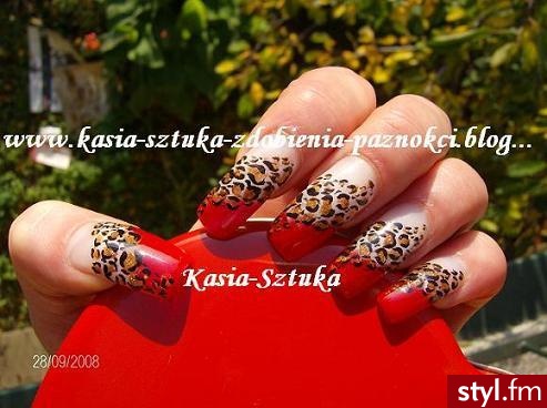 To nie jest moje wykonanie... znalezione w internecie :)) - Paznokcie