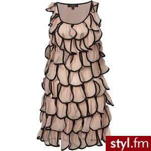 Tiered Dress by Rare** - TopShop - Polyvore. Pobrano ze strony: http://www.polyvore.com/tiered_dress_rare/thing?id=19997724 - Pozostałe Ciuchy Moda