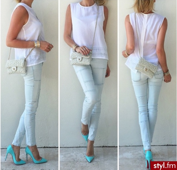 Jeansy Spodnie Moda