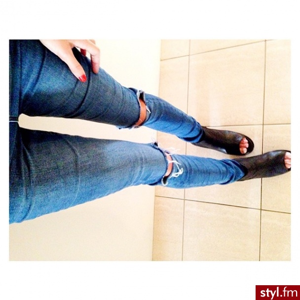 Jeansy Spodnie Moda