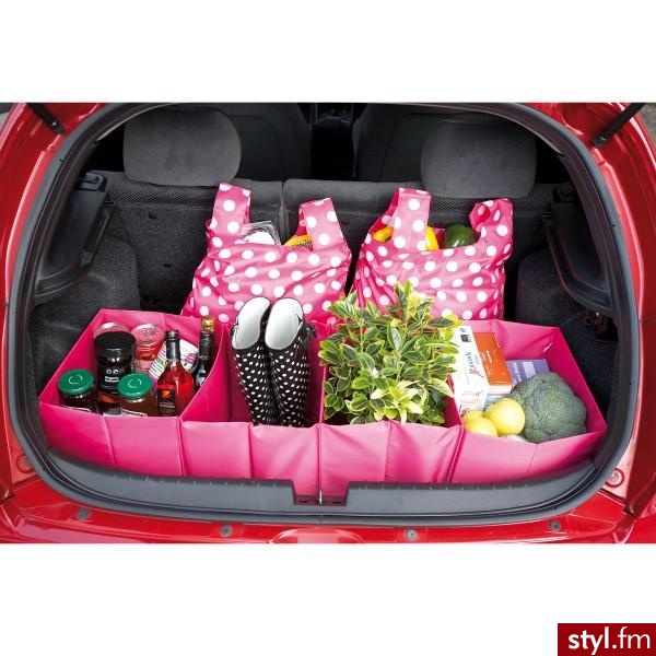 Pink Carboot Buddy - różowy zestaw na zakupy i do bagażnika. Cena: 79 zł - Misz-masz