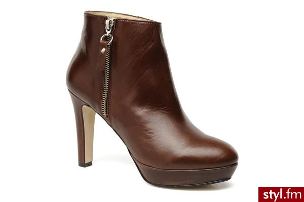 Georgia Rose Półbuty i botki Vandale Brązowy - Botki Buty Moda