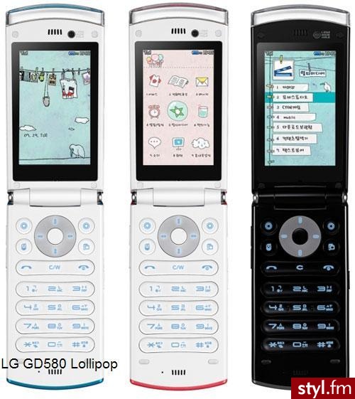 LG GD580 Lollipop i LG KU4300 Lollipop 2 - Gadżety Inne Moda
