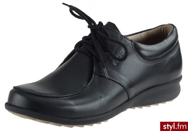 Lesta Półbuty 3825 Czarne - Półbuty Buty Moda