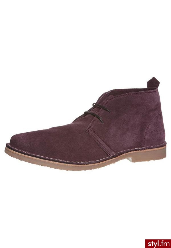 Jack & Jones GOBI Oksfordki czerwony 12064377 - Pozostałe Buty Moda