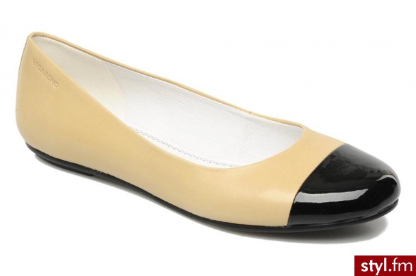 Vagabond Balerinki AIDA 3526-162 by (Beżowy) - Balerinki Buty Moda