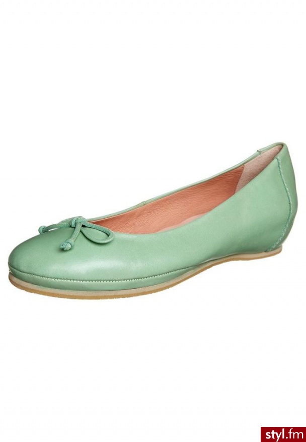 Vitti Love Baleriny zielony - Balerinki Buty Moda