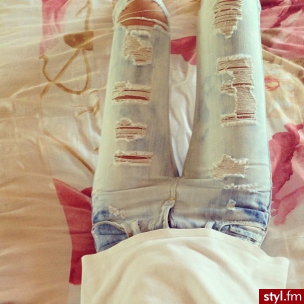 Jeansy Spodnie Moda